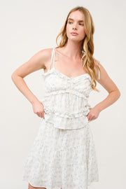 Floral Tiered Ruffle Set  I ABED7742 I SHIP 03/31/25