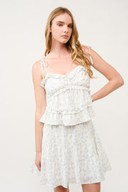 Floral Tiered Ruffle Set  I ABED7742 I SHIP 03/31/25