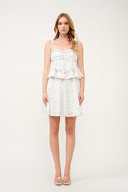 Floral Tiered Ruffle Set  I ABED7742 I SHIP 03/31/25