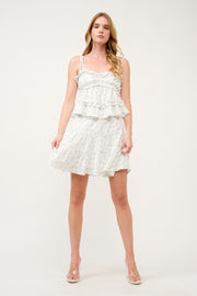Floral Tiered Ruffle Set  I ABED7742 I SHIP 03/31/25