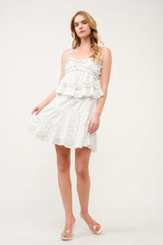 Floral Tiered Ruffle Set  I ABED7742 I SHIP 03/31/25