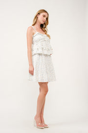 Floral Tiered Ruffle Set  I ABED7742 I SHIP 03/31/25