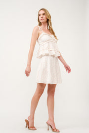 Floral Tiered Ruffle Set  I ABED7742 I SHIP 03/31/25