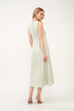 Load image into Gallery viewer, Contrast Piping Midi Dress I ABED7743 I SHIP 03/31/25
