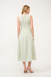 Contrast Piping Midi Dress I ABED7743 I SHIP 03/31/25