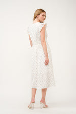 Load image into Gallery viewer, Floral Ruffle-Sleeve Midi Dress I ABED7744 I SHIP 03/31/25
