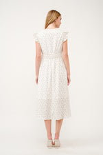 Load image into Gallery viewer, Floral Ruffle-Sleeve Midi Dress I ABED7744 I SHIP 03/31/25
