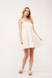 Floral Print Tube Dress  I ABED7746 I SHIP 03/31/25