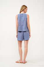 Load image into Gallery viewer, Sleeveless Top and Pocketed Shorts Set I ABED7749 I SHIP 03/31/25

