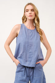 Sleeveless Top and Pocketed Shorts Set I ABED7749 I SHIP 03/31/25