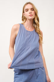 Sleeveless Top and Pocketed Shorts Set I ABED7749 I SHIP 03/31/25