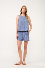 Load image into Gallery viewer, Sleeveless Top and Pocketed Shorts Set I ABED7749 I SHIP 03/31/25
