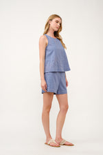 Load image into Gallery viewer, Sleeveless Top and Pocketed Shorts Set I ABED7749 I SHIP 03/31/25
