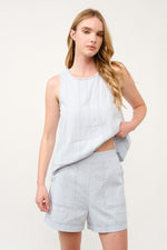 Load image into Gallery viewer, Sleeveless Top and Pocketed Shorts Set I ABED7749 I SHIP 03/31/25
