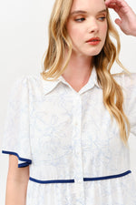 Load image into Gallery viewer, Tiered Button-Down Midi Dress I ABED7757 I TAUPE I SHIP 05/15/25
