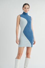 Color Block Dress I ABES7508 I SHIP 10/03/24