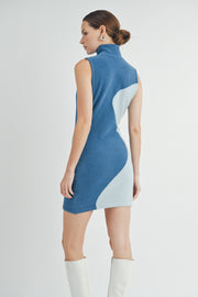 Color Block Dress I ABES7508 I SHIP 10/03/24