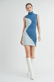 Color Block Dress I ABES7508 I SHIP 10/03/24