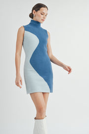 Color Block Dress I ABES7508 I SHIP 10/03/24