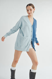 Color Block Cardigan I ABES7509 I SHIP 10/03/24