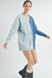 Color Block Cardigan I ABES7509 I SHIP 10/03/24