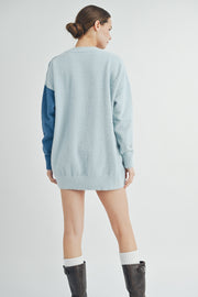 Color Block Cardigan I ABES7509 I SHIP 10/03/24