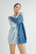 Load image into Gallery viewer, Color Block Cardigan I ABES7509 I SHIP 10/03/24
