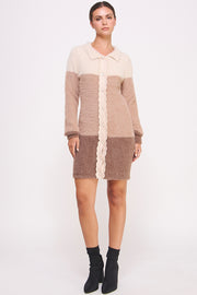 Long Sleeve Knit Dress I ABES7516 I SHIP 10/03/24