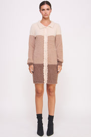 Long Sleeve Knit Dress I ABES7516 I SHIP 10/03/24