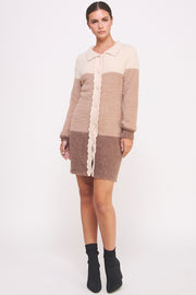 Long Sleeve Knit Dress I ABES7516 I SHIP 10/03/24