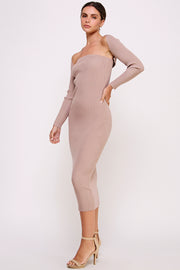 Knitted Midi Dress I ABES7517