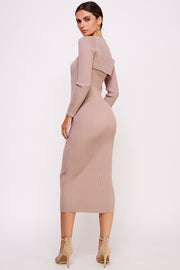Knitted Midi Dress I ABES7517