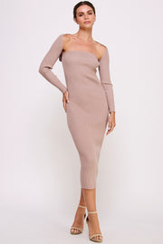 Knitted Midi Dress I ABES7517
