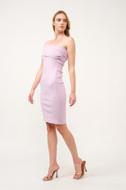 Off-Shoulder Ribbed Knit Dress  I ABES7543 I SHIP 03/31/25