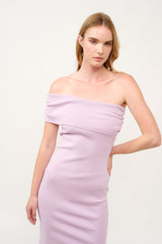 Off-Shoulder Ribbed Knit Dress  I ABES7543 I SHIP 03/31/25