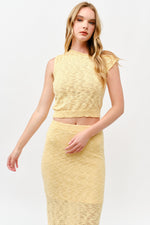Load image into Gallery viewer, Chic Knitted Asymmetrical Set l ABES7544 I YELLOW I SHIP 05/15/25
