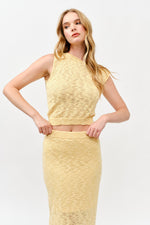 Load image into Gallery viewer, Chic Knitted Asymmetrical Set l ABES7544 I YELLOW I SHIP 05/15/25
