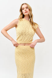 Chic Knitted Asymmetrical Set l ABES7544 I YELLOW I SHIP 05/15/25