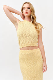 Chic Knitted Asymmetrical Set l ABES7544 I YELLOW I SHIP 05/15/25
