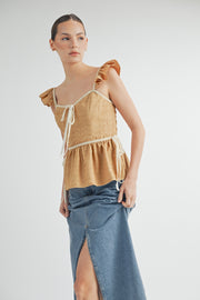 Texture Corset Top I ABET7506