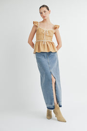 Texture Corset Top I ABET7506