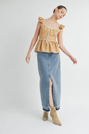 Texture Corset Top I ABET7506