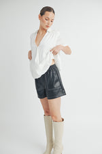 Load image into Gallery viewer, V-Neck Short Sleeve Top I ABET7508
