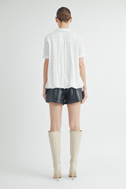 V-Neck Short Sleeve Top I ABET7508