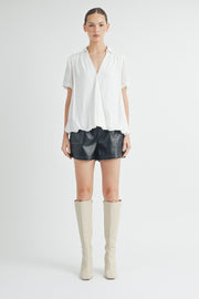 V-Neck Short Sleeve Top I ABET7508