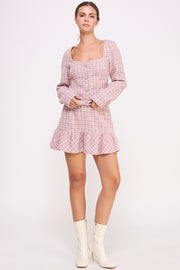 wholesale women's Tweed pink Jacket 