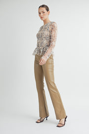 Long-Sleeve Mesh Top I ABET7533 I INSTOCK