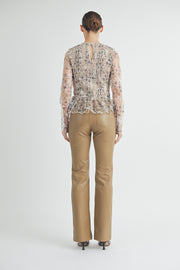 Long-Sleeve Mesh Top I ABET7533 I INSTOCK