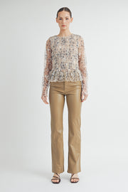 Long-Sleeve Mesh Top I ABET7533 I INSTOCK