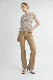 Long-Sleeve Mesh Top I ABET7533 I INSTOCK